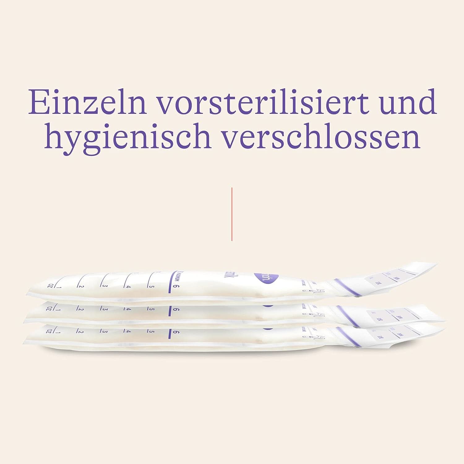 Lansinoh Muttermilchbeutel - 25 Stück - Zum Sicheren Aufbewahren Und Einfrieren Von Muttermilch - Hygienisch & Platzsparend Kiegészítők Élelmiszer és szoptatás Bebe Naty Shop