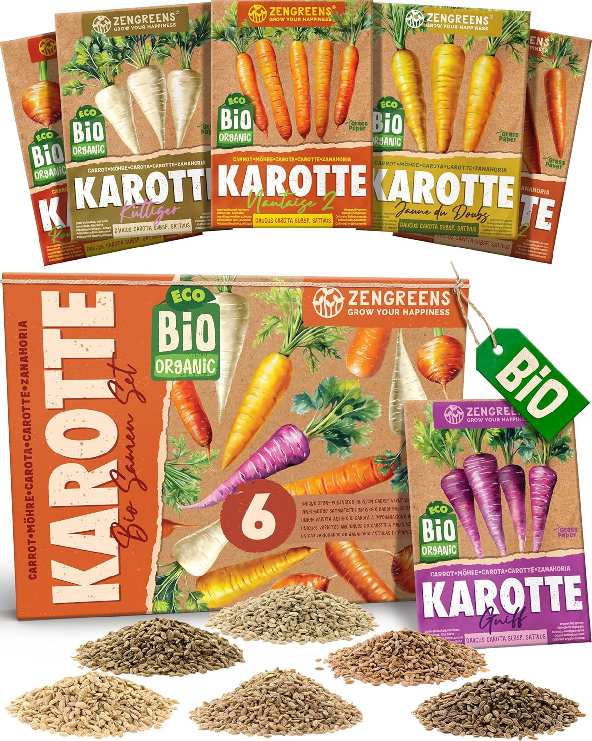 Bioparadicsommag 10-10 db-os paradicsommag készletben a kertben, erkélyen vagy magaságyásban történő egyszerű termesztéshez - Vetőmagok - Palánták