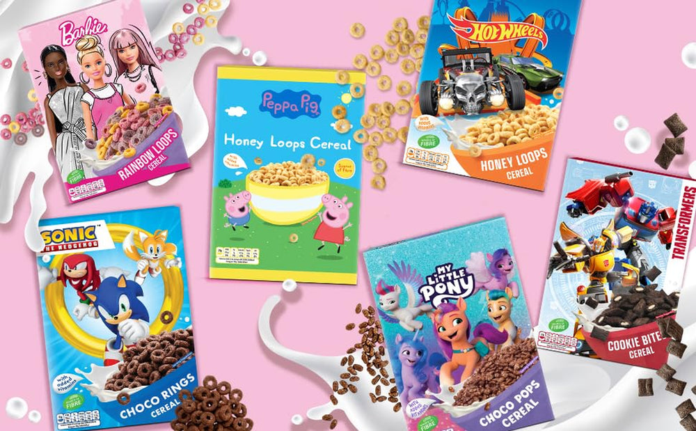 Hot Wheels Honey Loops Ropogós teljes kiőrlésű reggeli gabonapehely hozzáadott vitaminokkal, 1 csomag (1 x 375 g)