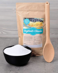 Eritrit + Stevia Természetes cukorpótló kalória nélkül 1:1, 1 kg Édesítőszerek Naty Shop