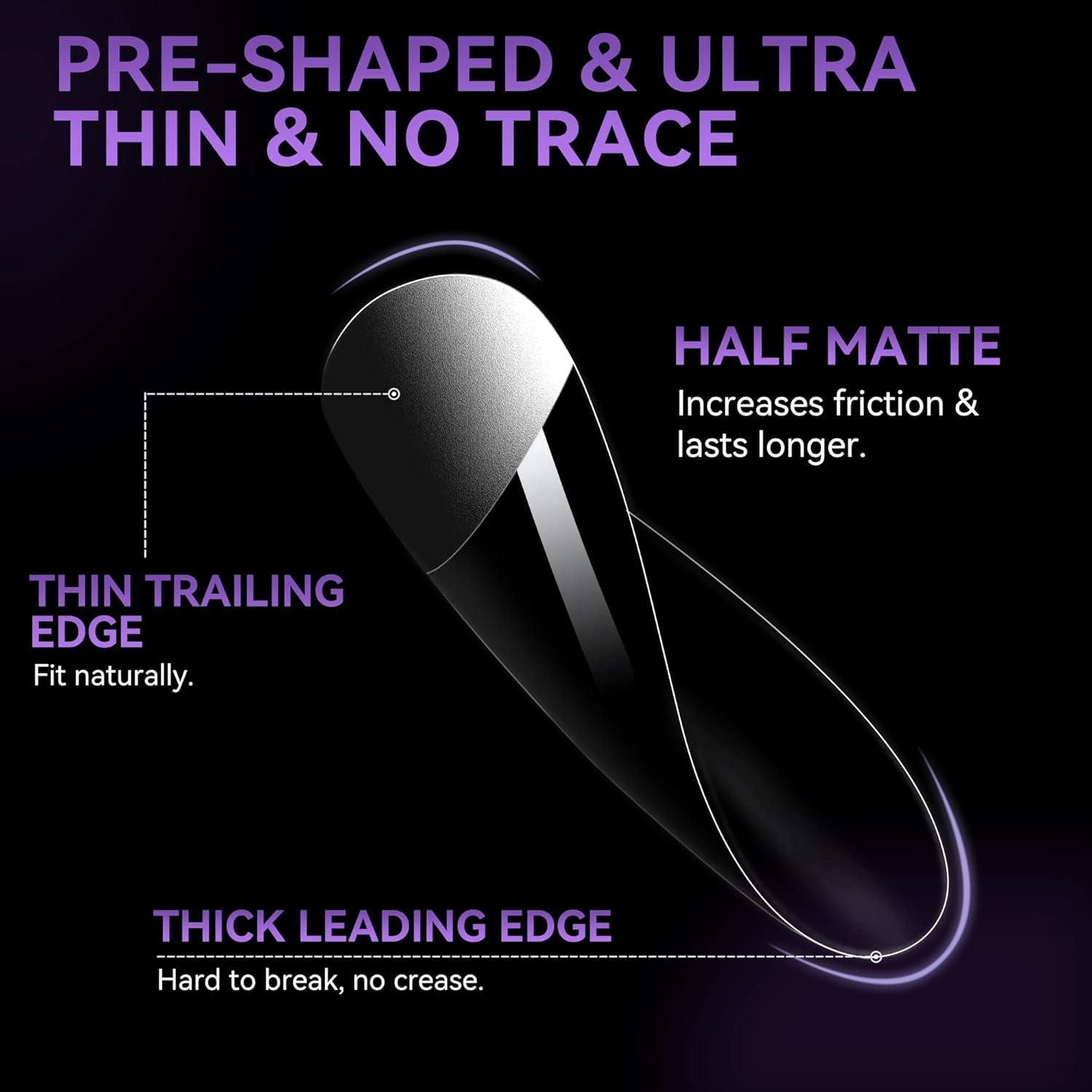 Gelike Ec Scurte Unghii Migdalate – Unghii Moi cu Acoperire Completă, Unghii Artificiale Pre-Lustruite pentru Extensii de Unghii, Studio de Unghii pentru Acasă, Salon DIY, 120 Bucăți, 12 Mărimi