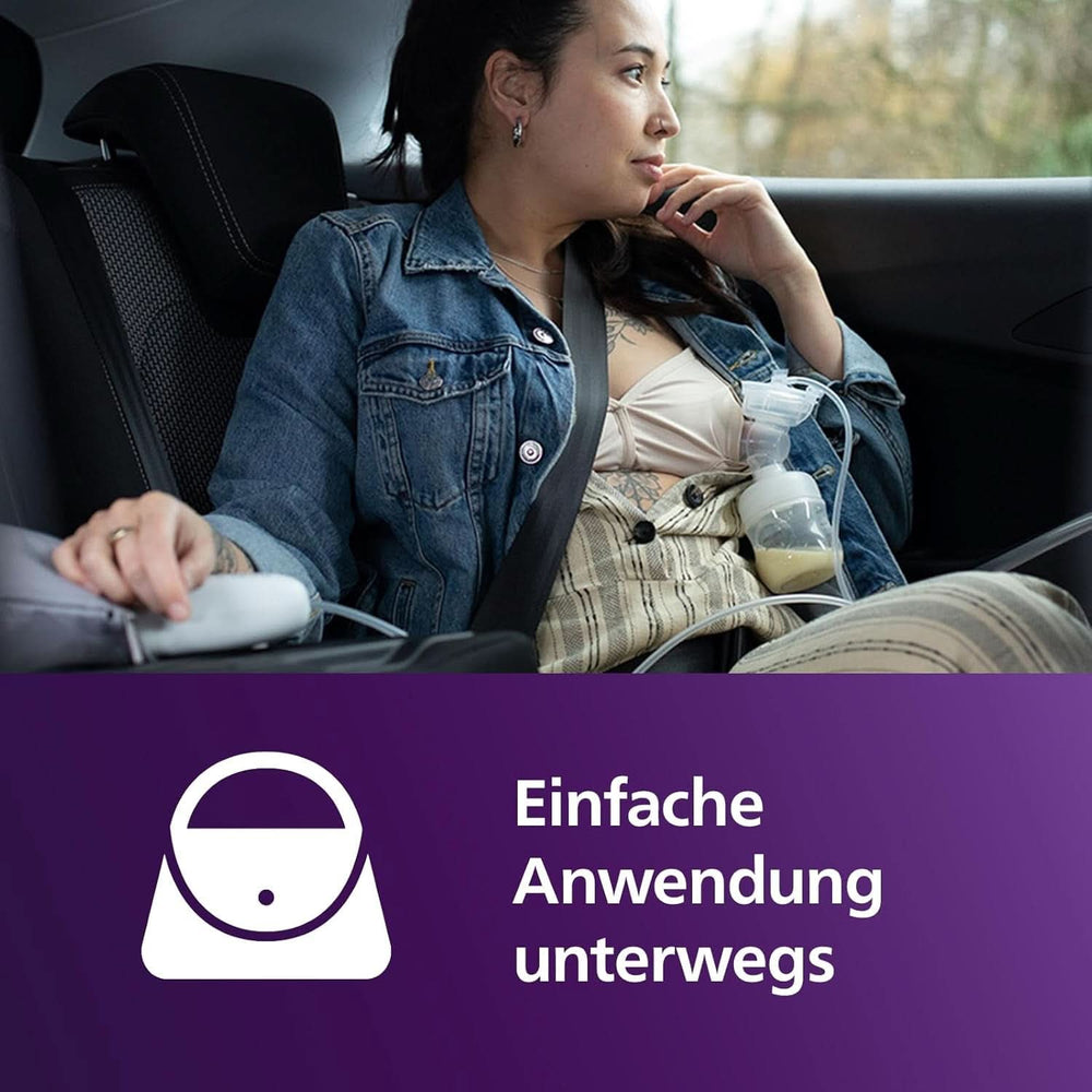 Elektronische Philips Avent Einzelmilchpumpe Premium - Mit Natural Motion Technologie, Wiederaufladbarem Akku, Timer-Anzeige (Modell SCF396/31) Kiegészítők Élelmiszer és szoptatás Bebe Naty Shop