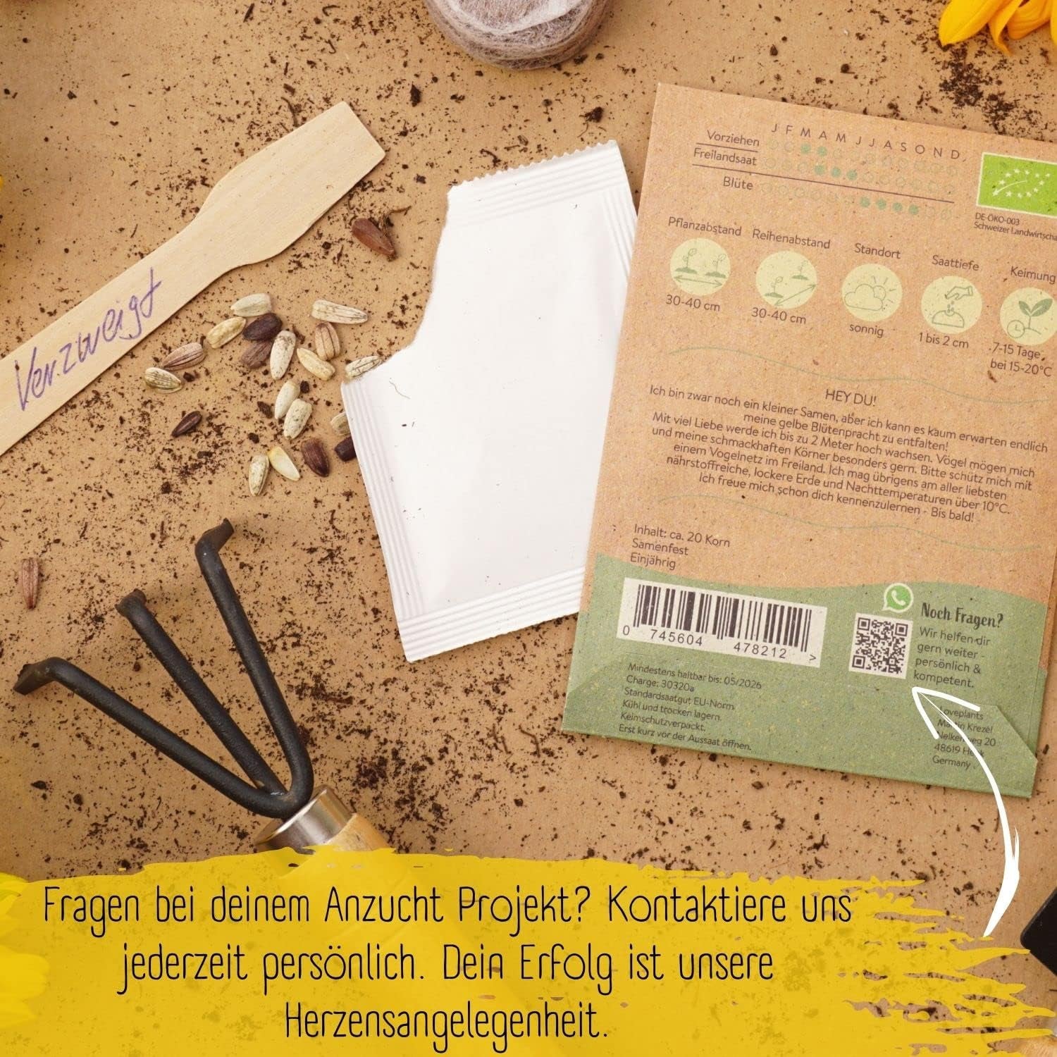 Bio napraforgómag, elágazó, 20 db magas csírázási arányú napraforgómag, napraforgómag kertbe, erkélyre, virágágyásra vagy vendégajándékba. Ingyenes beporzású virágmag.