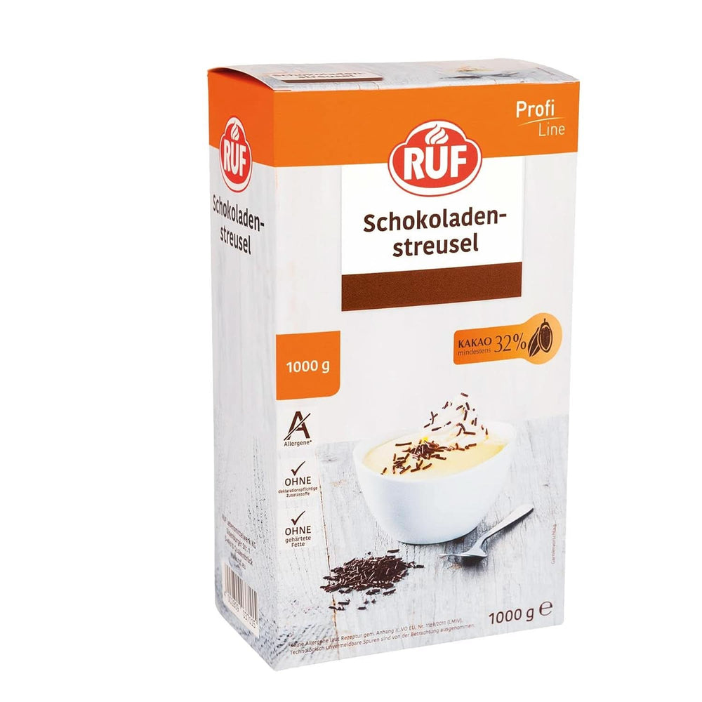 RUF Sprinkles de zahăr colorat în culori curcubeu, 1 kilogram Sprinkles Naty Shop Vermicelli din Ciocolata