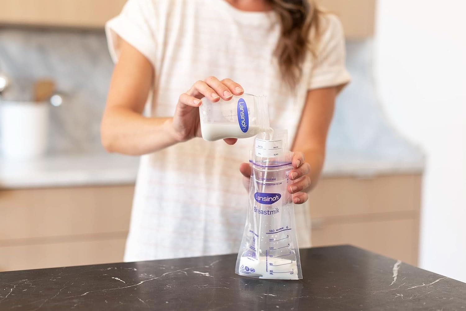 Lansinoh tárolótasak anyatejhez, 25 db Élelmiszer és szoptatási kiegészítők Bebe Naty Shop