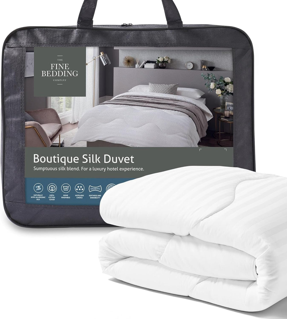 Boutique selyempaplan Luxus ágynemű mosógépben mosható (13,5 Tog franciaággyal) Naty Shop paplanok és paplanok 13,5 Tog franciaággyal