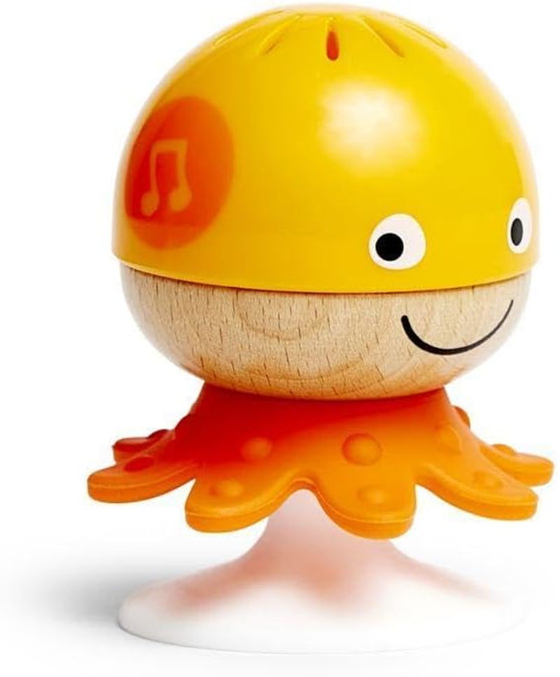 Set zornăitor cu ventuză Hape | Trei animale cu elemente de inel pentru dentiție, țestoasă, caracatiță și balenă | Jucărie de învățare de la 0 luni Jucarii Bebe Naty Shop