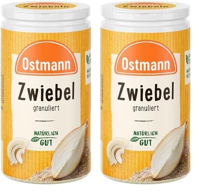 Ostmann Gewürze - Granular Zwiebeln | Zwiebelpulver zum Würzen herzhefter Gerichte | 40 g recyclebarer adagban