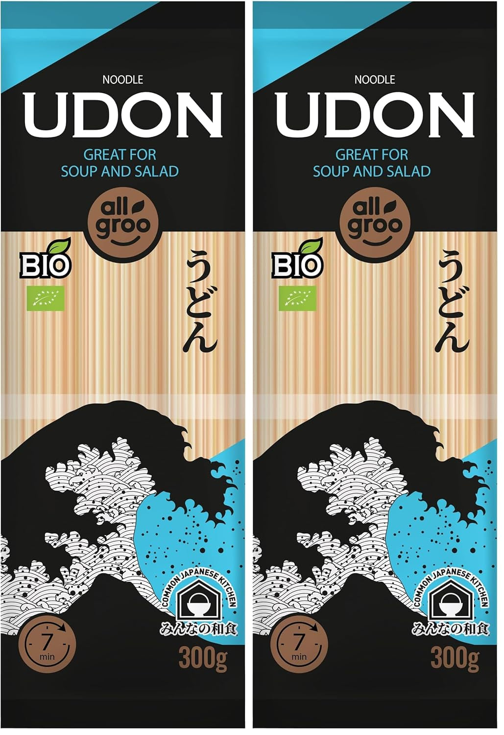 Allgroo bio búzatészta, Udon, CN-BIO-154-1 x 300g
