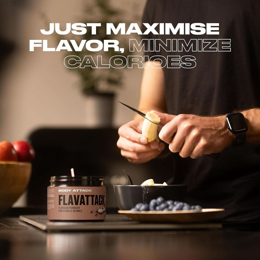 Body Attack Flavattack®, Double Choc Brownie, 250G / 83 adag Aromas Naty Shop