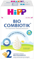 Hipp Organic Milk Food 2 BIO Combiotik, 4 db-os kiszerelés (4 x 600 gramm) Mother and Baby Naty Shop ÚJ - 2 Bio Combiotics 4 x 600 gramm