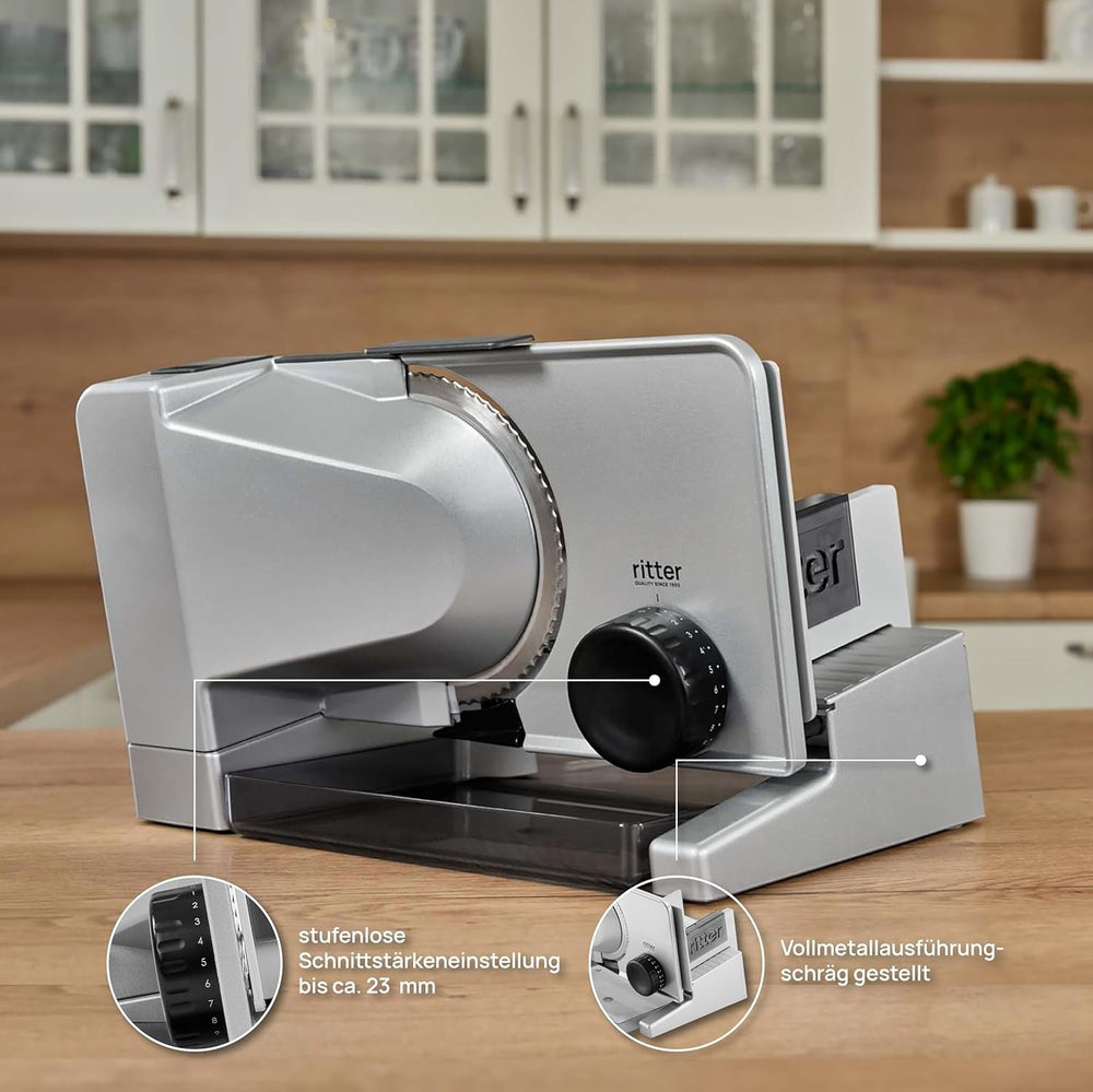 Ritter Serano 5 Többfunkciós elektromos szeletelő, Németországban gyártott Rasnite and Slicers Naty Shop