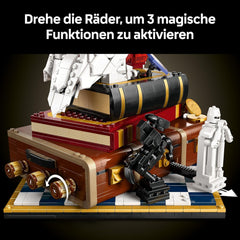 LEGO Harry Potter Stein der Weisen - Sammleredition - DIY Deko - Modellbau mit Miniatur Filmszenen - Hedwig Eulenfigur, 3 Minifiguren - Geschenk zum Vatertag - 76466