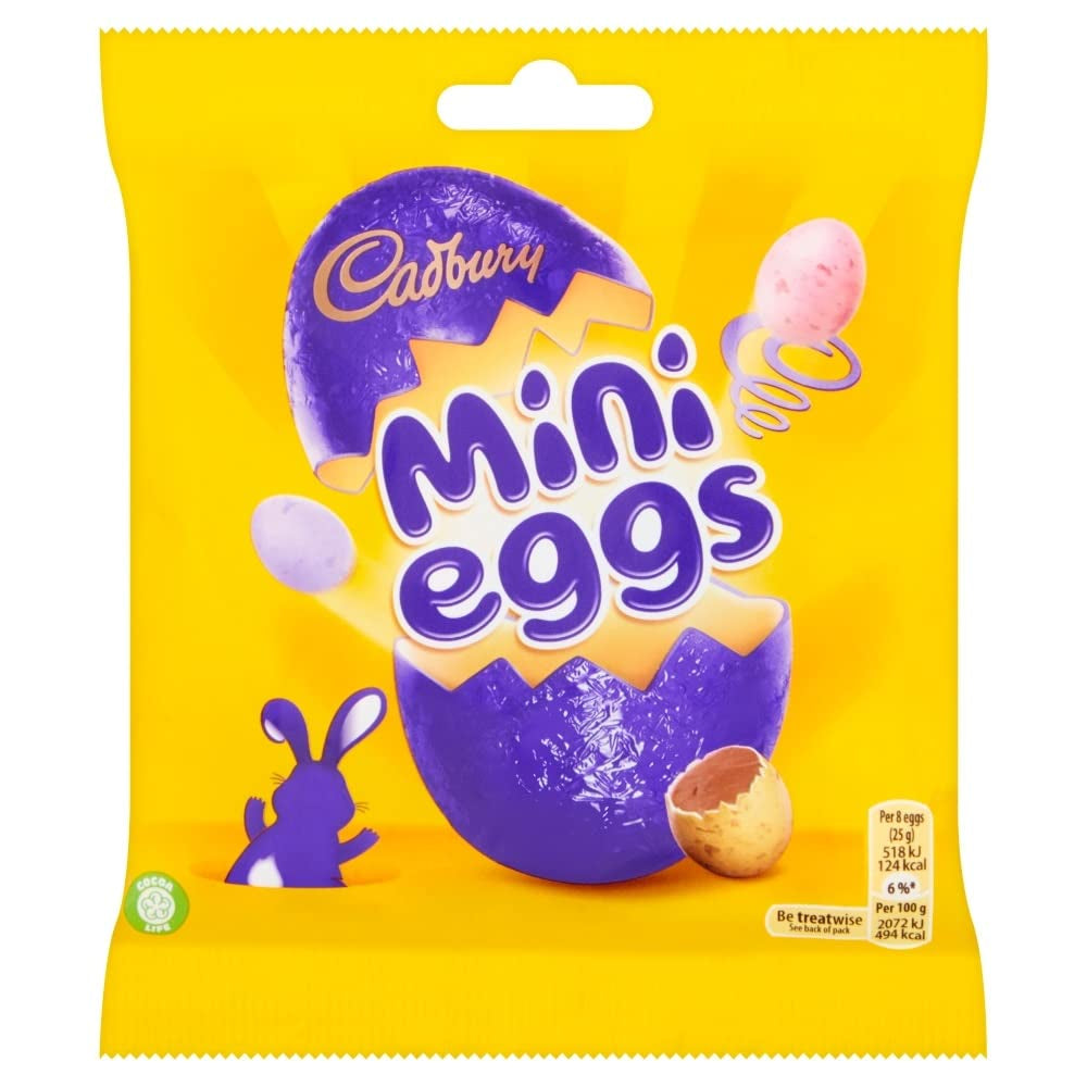 Szilárd zacskó kis csokitojás (80g) egy ropogós cukortálcában (Easter Forms)