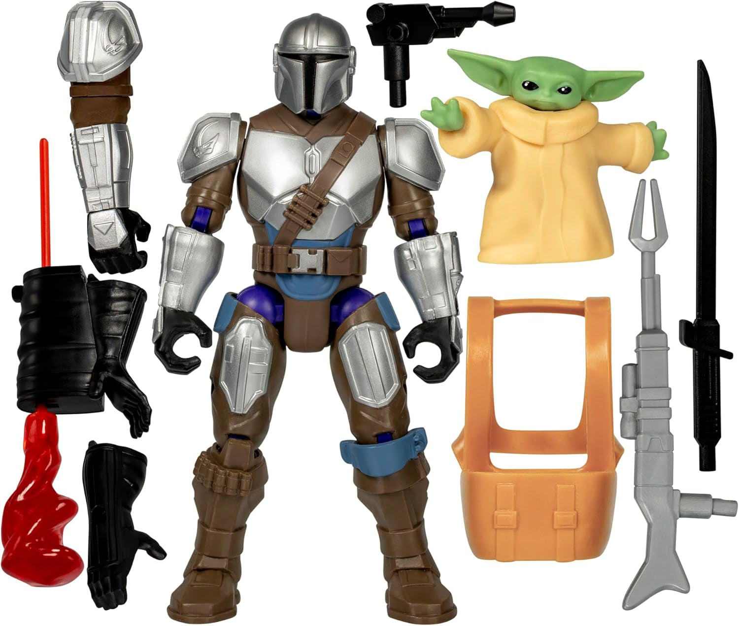 Star Wars Mixmashers rohamosztagos személyre szabható mix-and-match akciófigurák és kiegészítők akciófigurák Naty Shop Mandalorian