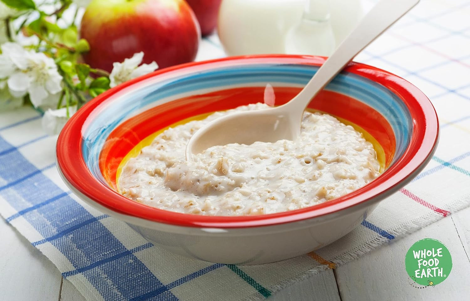 Wholefood Earth Fine Zab - nem GMO - vegán - tejmentes - hozzáadott cukor nélkül 1 kg