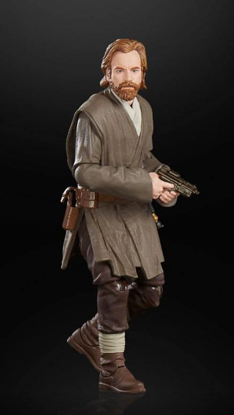 Star Wars Hasbro Star WarBlack sorozat Obi-Wan Kenobi (Jabiim), 15 cm-es nagy akciófigura Obi-Wan Kenobi, Multi, F7098 akciófigurák Naty Shop