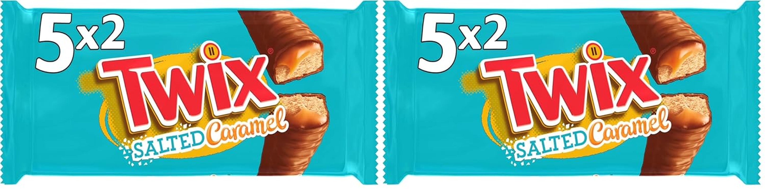 Twix sózott karamell csokoládészeletek | Tömeges csokoládécsomag | 30 db dupla rúd (30 x 46 g)