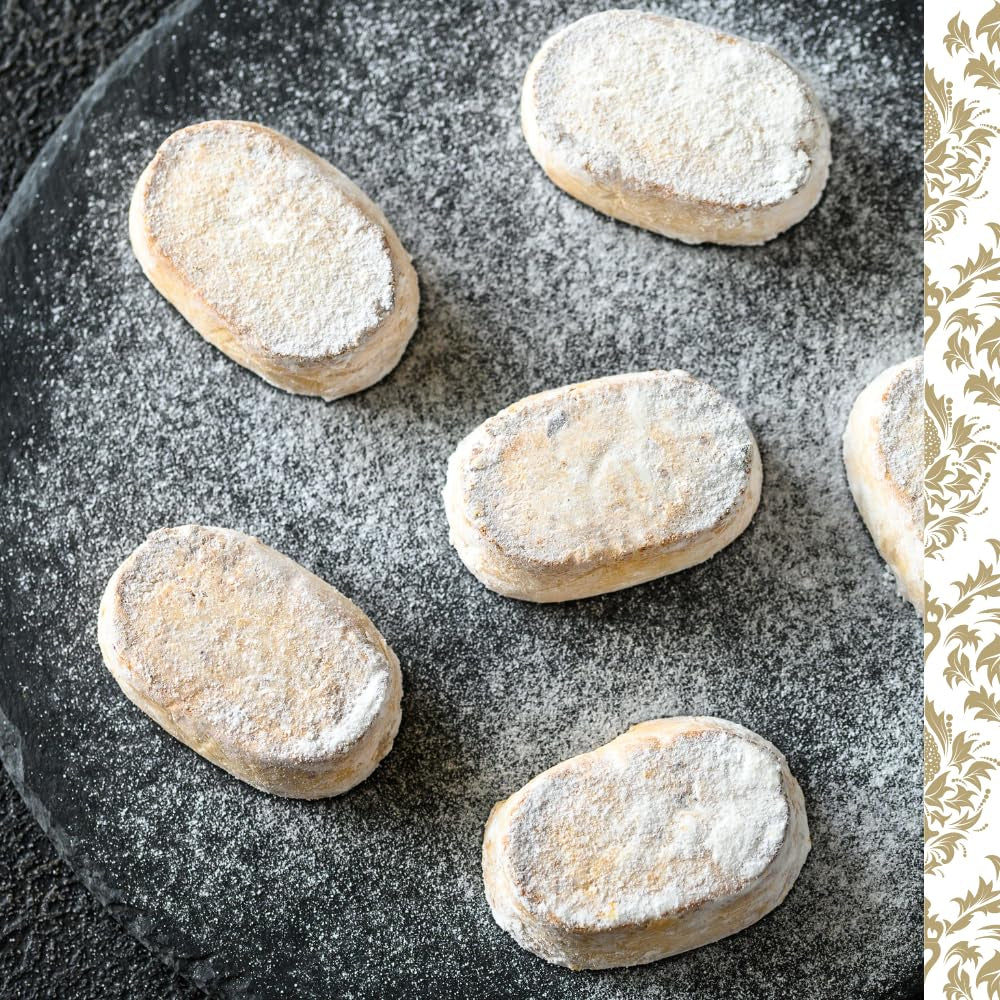 – Polvorones Excellence, Calitate superioară, Dulciuri tipice de Crăciun, Rețetă artizanală, 370 g