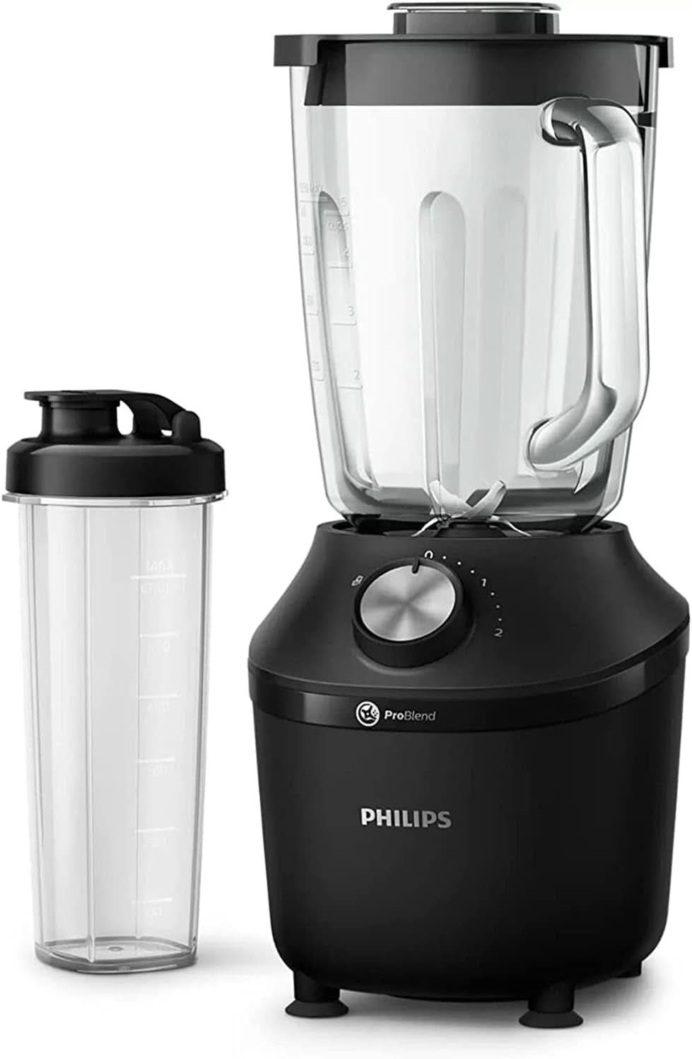 Philips állványkeverő és turmixkészítő – 600 W, 2 literes Becher, Homeid-App, 2 Geschwindigkeitsstufen + Impulsfunktion, Problend, Ice-Crush-Funktion (HR2291/41) Kitchen Naty Shop