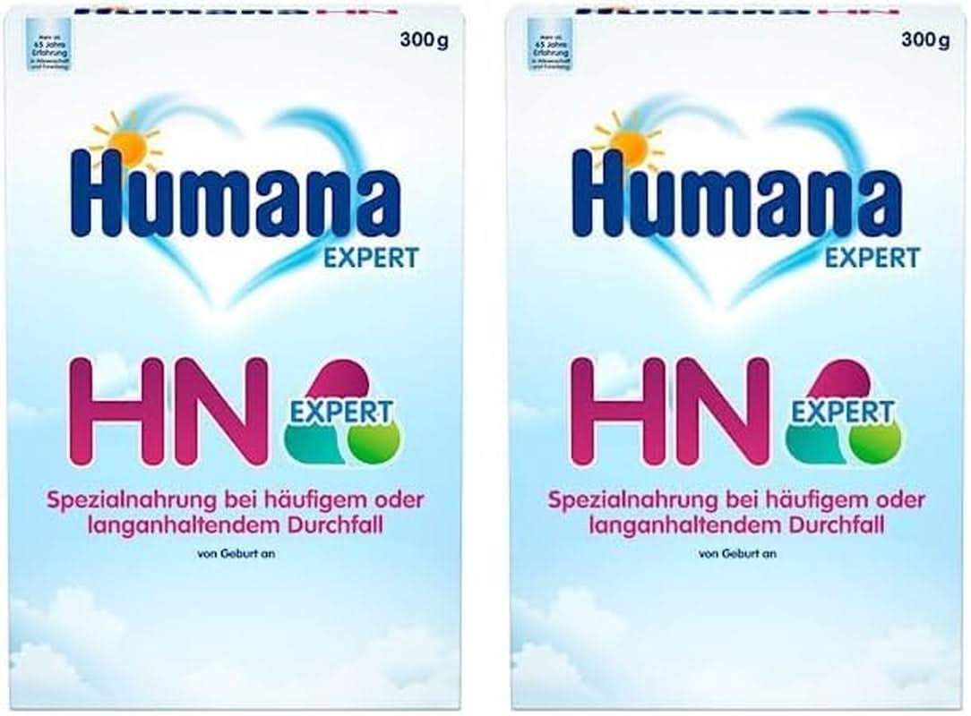 Humana HN Expert, születéstől fogva, speciális táp gyakori vagy tartós hasmenés esetén, támogatja a székletmintázat normalizálását, banánnal, 300 g Naty Shop