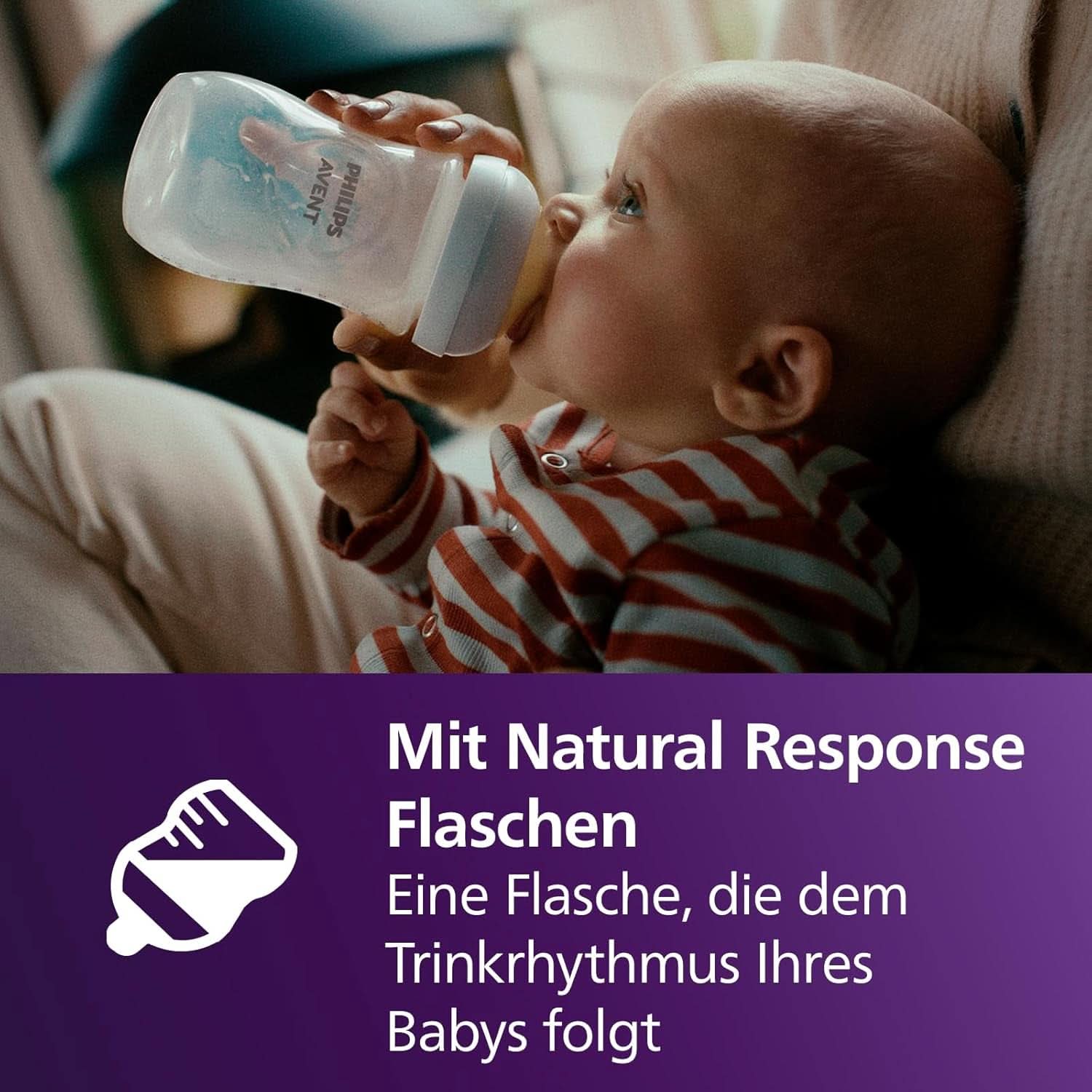 Philips Avent Elektrische Natural Motion Milchpumpe - Set Zum Abpumpen, Aufbewahren Und Füttern Inkl. Flaschen, Schnuller Und Becher (Modell SCD340/31) Élelmiszer- és szoptatási kiegészítők Bebe Naty Shop