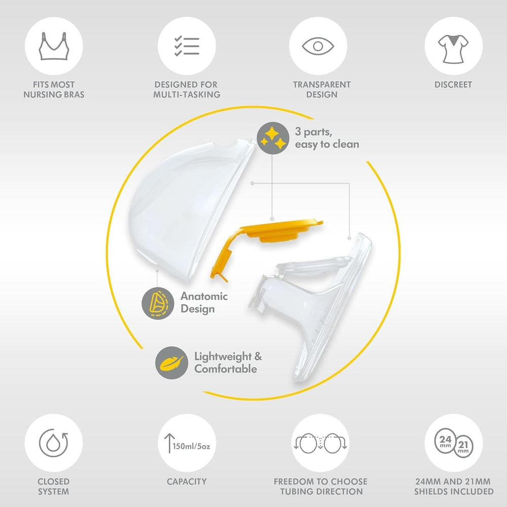 Medela Harmony kézi mellszívó - Kompakt svájci kialakítás Personalfit Flex pajzsokkal és Medela 2-Phase Expression technológiával Tartozékok Étel és szoptatás Bebe Naty Shop
