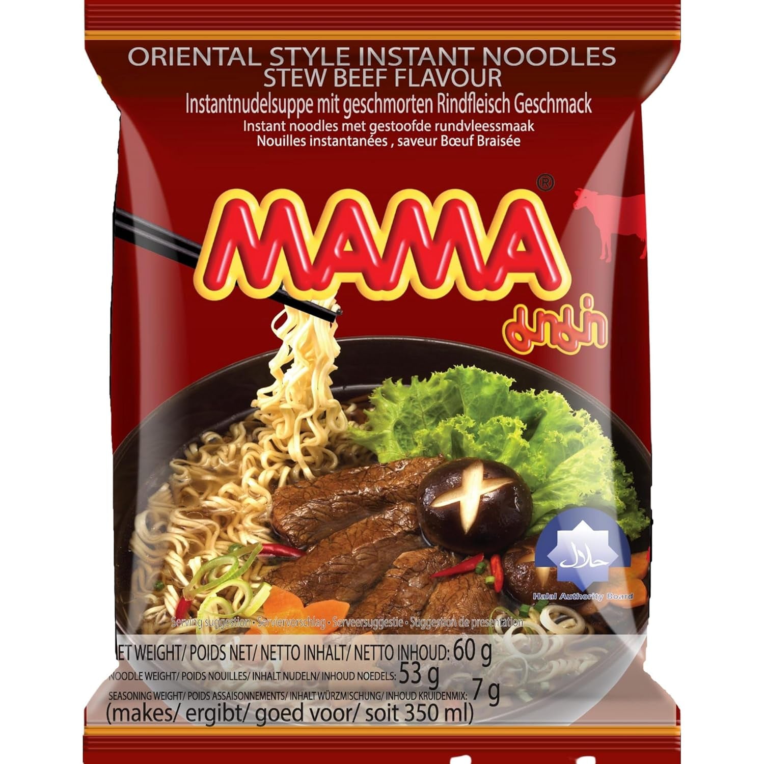 MAMA - Instant tészta csirkével - Több csomag (30 x 55 GR)