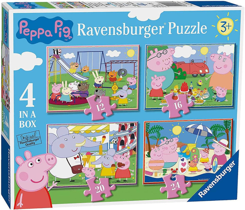 Ravensburger Peppa Wutz puzzle jigsaw pentru copii cu vârsta de 3 ani și peste, 10,2 cm (12, 16, 20, 24 piese) Puzzle Naty Shop Singur