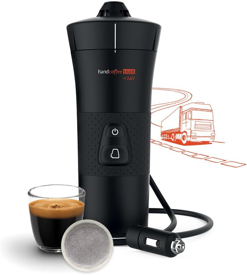 Handpresso - Handcoffee Truck 21010 | Espressor cu capsule Senseo pentru camioane 24V | Espressor pentru camion 24V, Espressor cu capsule de călătorie | Espressor pentru camion 24V pentru călătorii