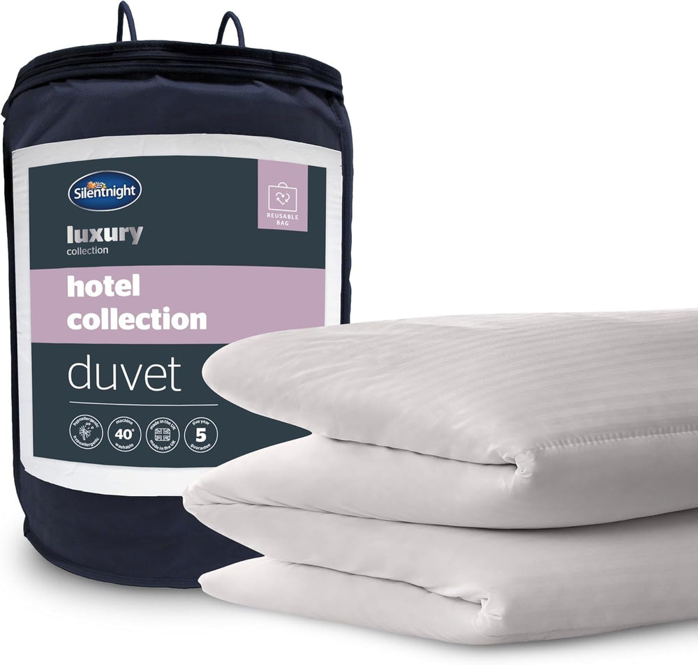 Duvet Silentnight Hotel Collection 10.5 Tog - franciaágy, poliészter, fehér Paplanok és paplanok Naty Shop Franciaágy 10.5 Tog