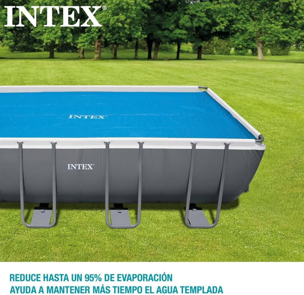 Intex Ultra Frame téglalap alakú matrachuzat 549 x 274 cm, 160 mikron vastagság, gyártási méretek: 538 x 253 cm, 28016, kék