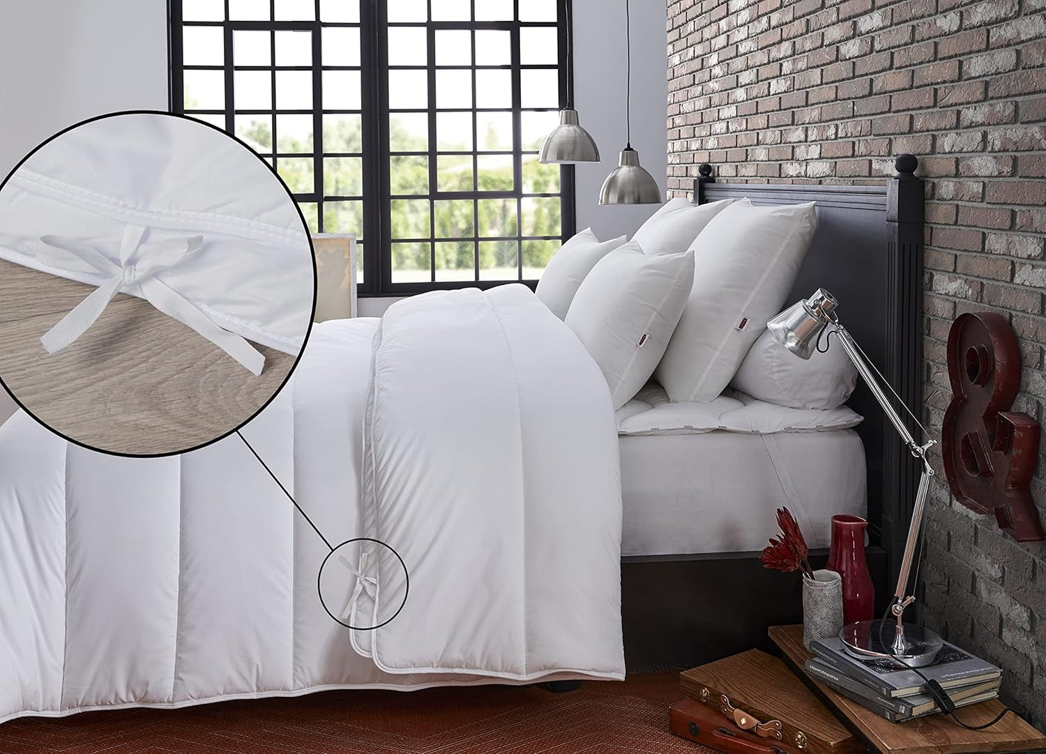 DODO 25665 4 szezonra Takaró 140 X 200 cm Fehér poliészter Paplanok és paplanok Naty Shop