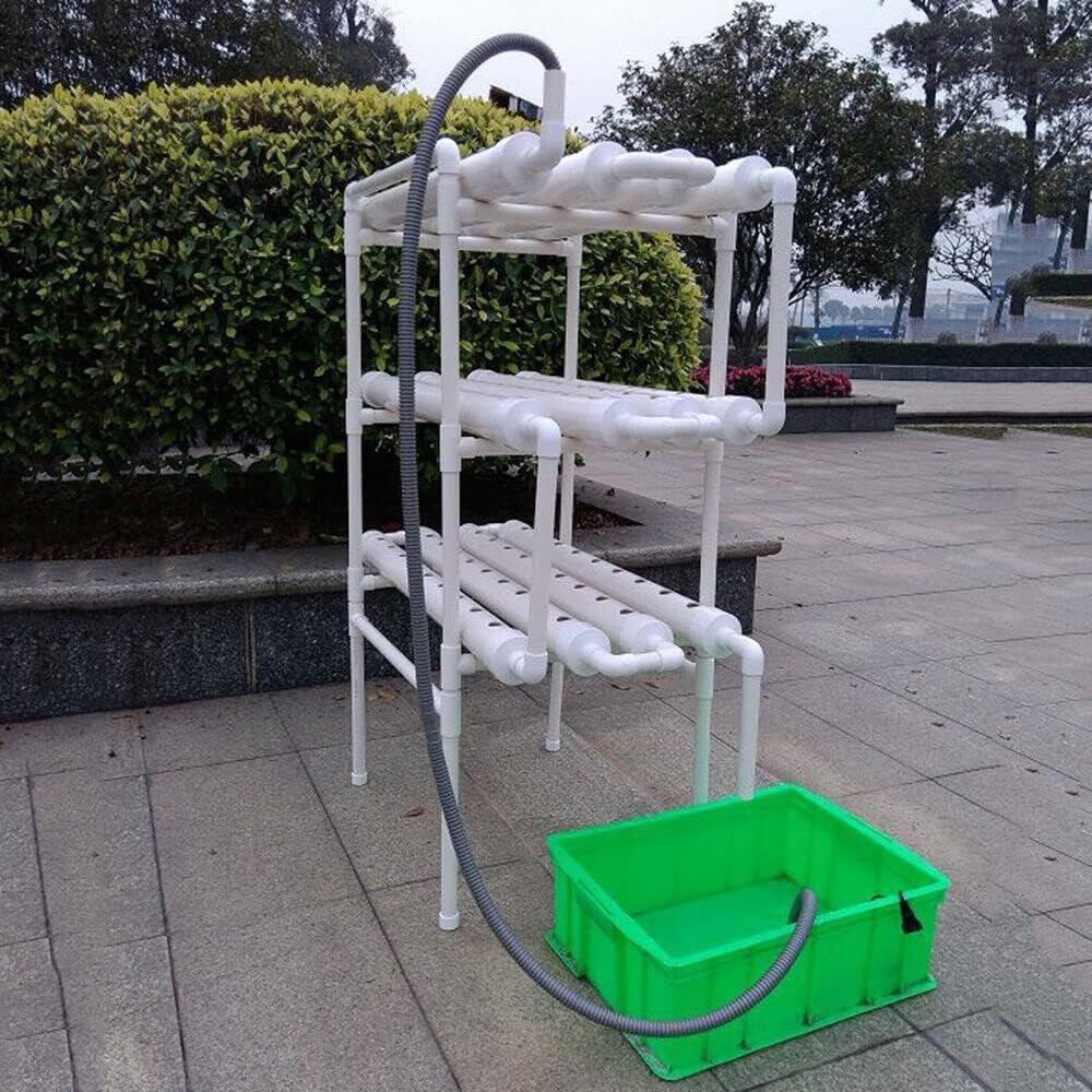 3 rétegű hidroponikus termesztőrendszer készlet 108 termesztőhely Hidroponikus rendszer zöldségtermesztéshez készlet Talajmentes termesztőrendszer hidroponikus készletek leveles zöldségekhez.