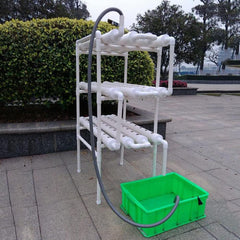 3 rétegű hidroponikus termesztőrendszer készlet 108 termesztőhely Hidroponikus rendszer zöldségtermesztéshez készlet Talajmentes termesztőrendszer hidroponikus készletek leveles zöldségekhez.