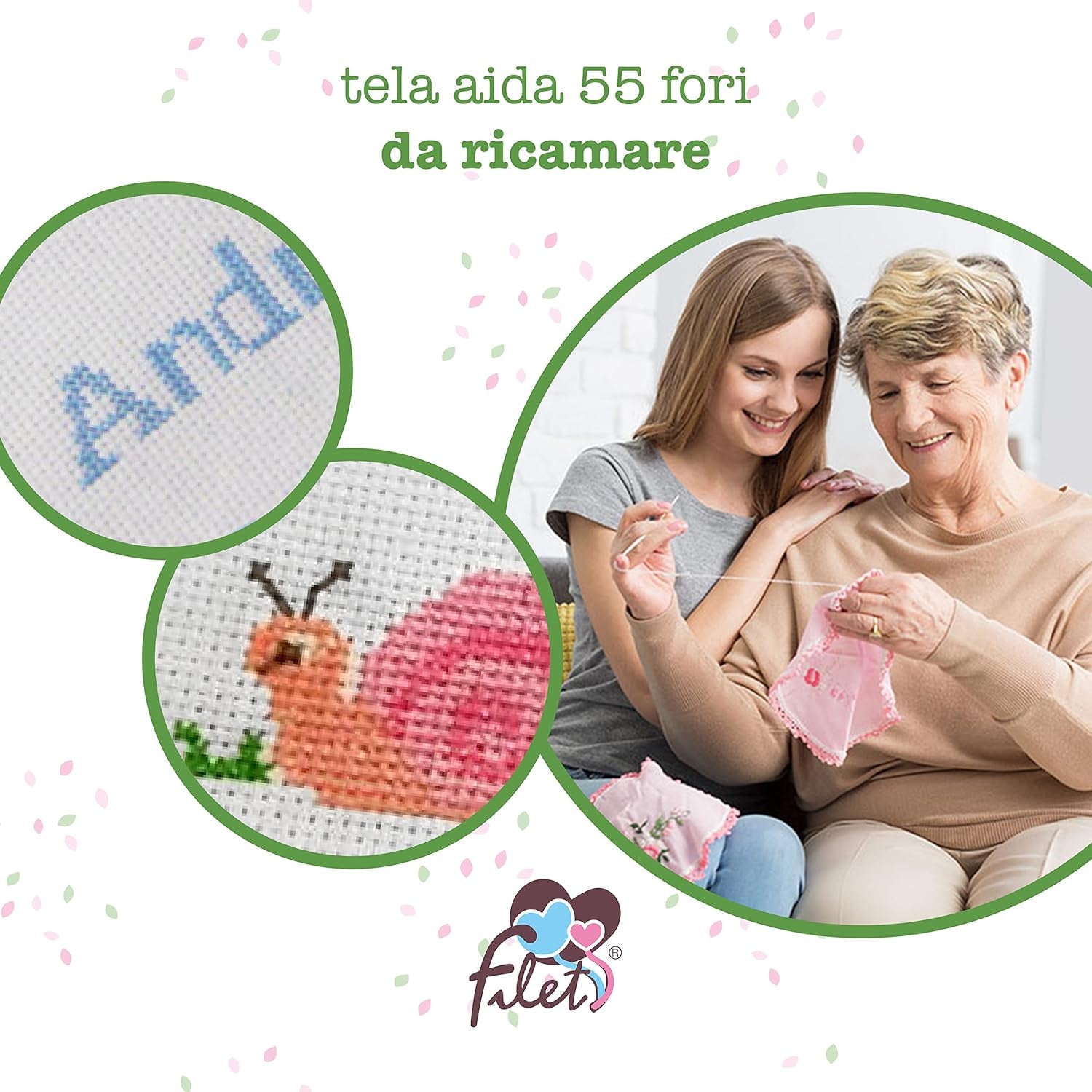 Set de lenjerie de pat Carrycot alb și roz, format din 1 cearșaf cu colțuri, 1 cearșaf de sus cu panglică Aida pentru broderie și 1 față de pernă, 100% bumbac, Made in Italy Plapumi si pilote Naty Shop