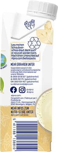 Alpro vanília szójaitalt – vegán, laktózmentes, vitaminokkal