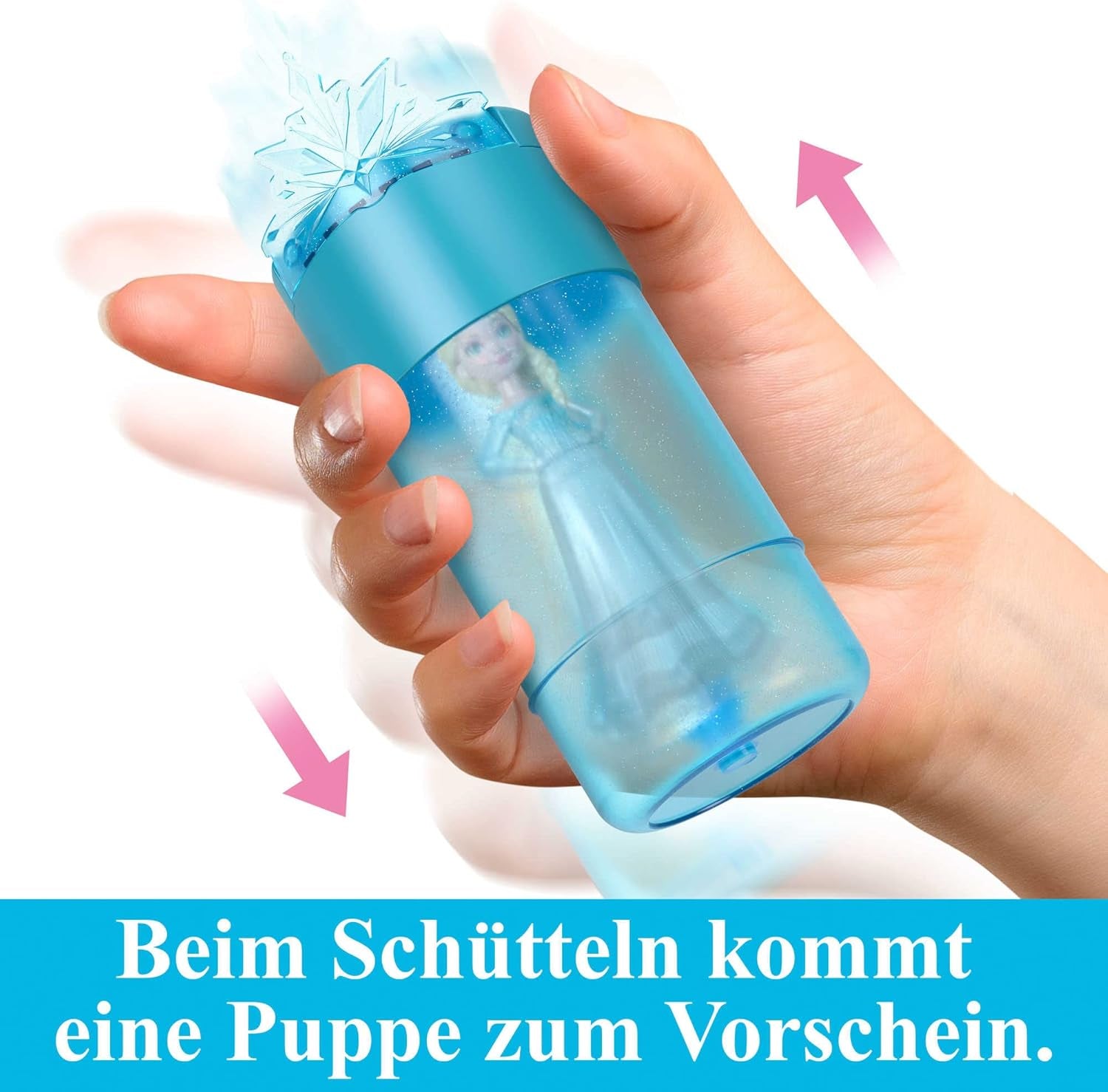 DISNEY Die Eiskönigin - Snow Color Reveal Puppen mit 6 Überraschungen, beleértve a königlichem Zubehör und Haarschmuck-Deckel, für Kinder ab 3 Jahren, HMB83
