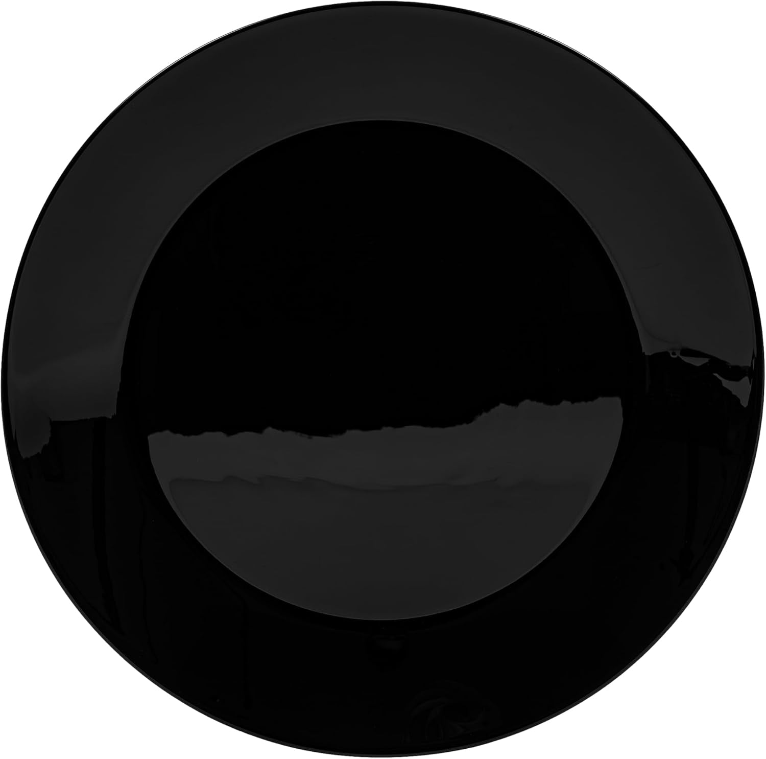 Set de veselă pentru 6 persoane - 18 piese - Set de farfurii din sticlă opal - Set de veselă neagră - Set de bol și farfurie - Veselă modernă - Farfurii - Serviciu de masă - Set de veselă pentru 6 persoane