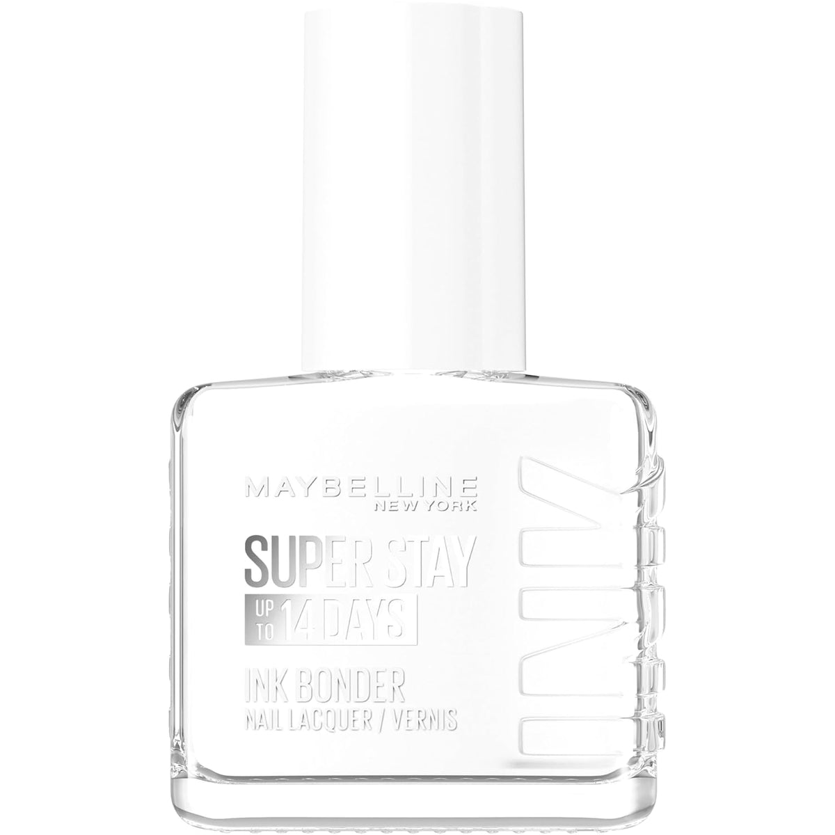 Maybelline New York Super Stay Ink Bonder 940 Alpine Snow - hosszantartó körömlakk az erős körmökért és az intenzív színért, 12,3 ml