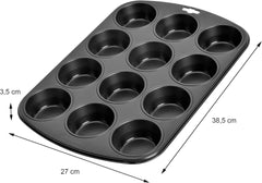 EREDETI KAISER Inspiráció Muffinform Blech Für 12 Muffin & Classic Backform Kastenform 30Cm X 11Cm X 8Cm Formák és tálcák sütéshez Naty Shop