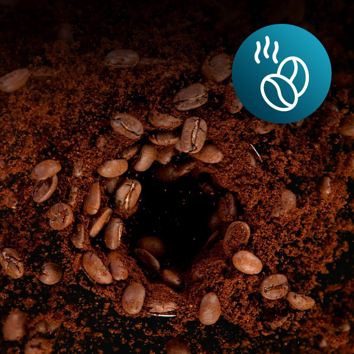 Cafetieră cu picurare Cecotec Coffee 66 Grind & Drop Essential. 1086 W, râșniță cu lame, până la 12 cești, tehnologie Extreme Aroma, digitală, oțel inoxidabil, cu oprire automată.