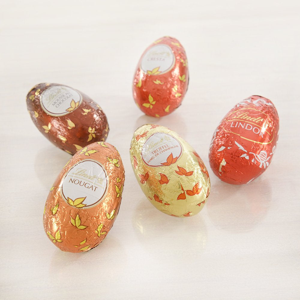 Különleges csokoládé mix | 2 x 180g | Öt fajta teljes tej tojás alkohollal és alkohol nélkül (Eggs Marc de Champagne és csokis szarvasgomba | 3 x 90 g)