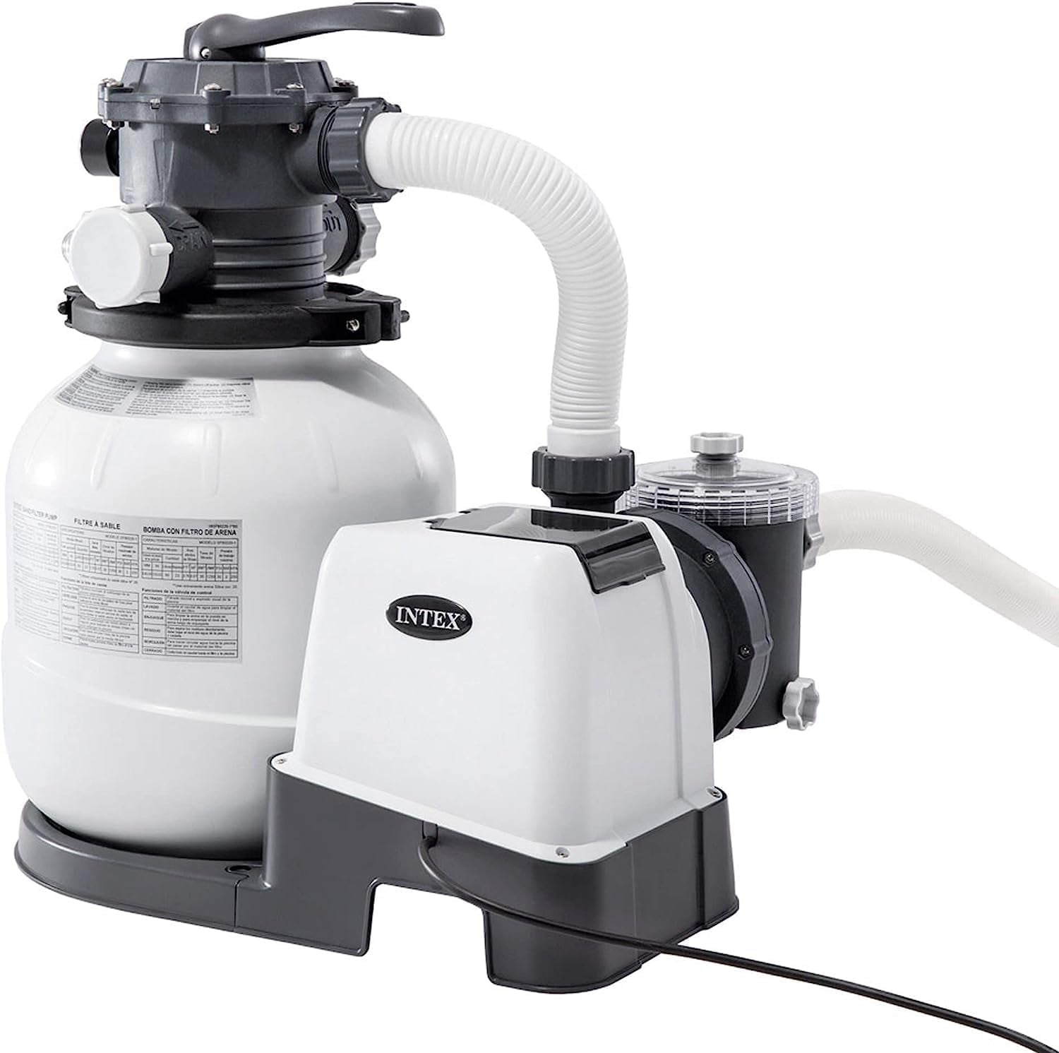 Sistem de filtrare cu nisip Intex Krystal Clear 7,9 m³ pentru piscine de până la 36.000 l 26646