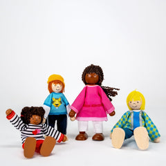 51463 - Păpuși flexibile Familie interculturală