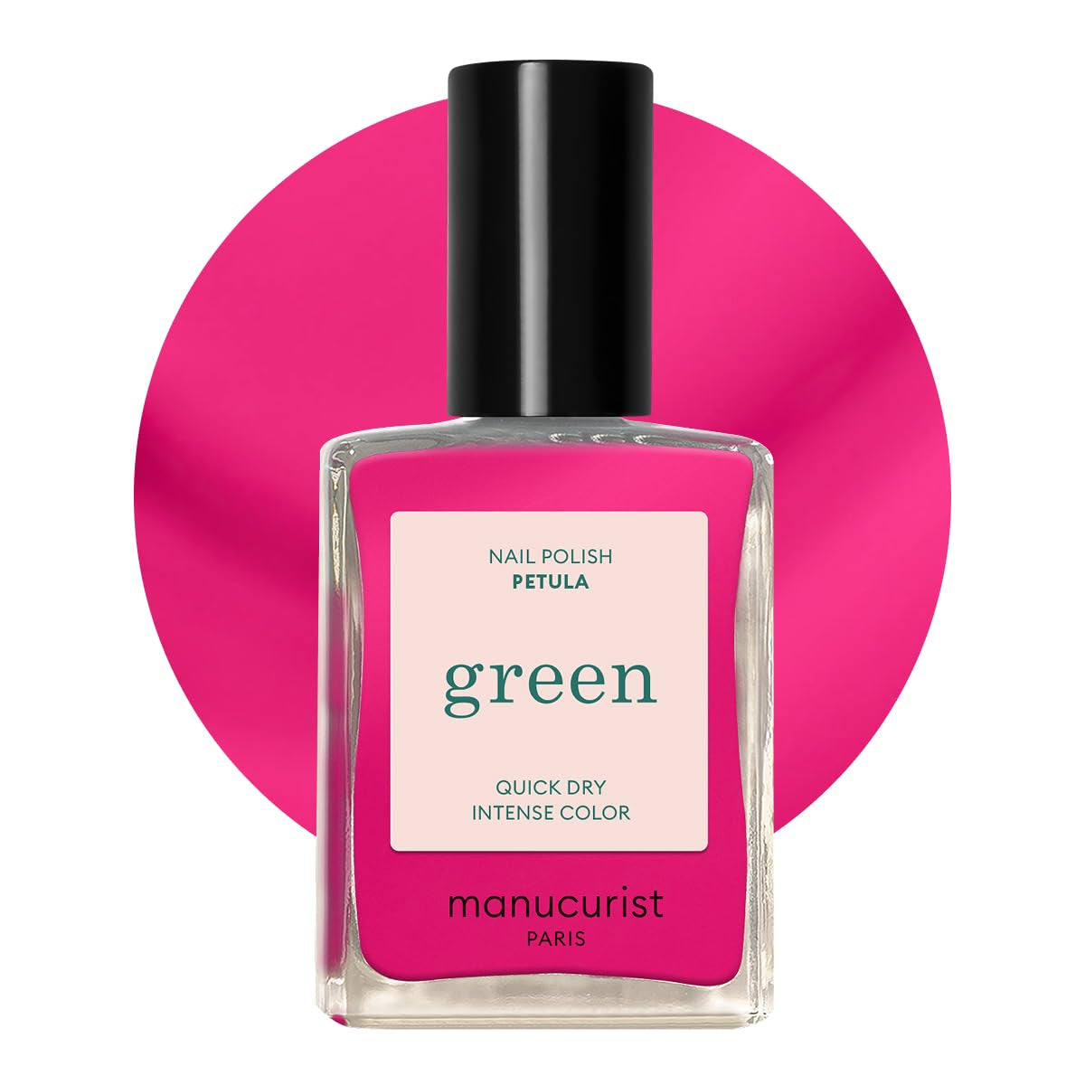 Manucurist Green - Oja Rosy Beige Shell Beige - Oja cu Uscare Rapidă - DIY Nails - Vegană 12-Free - Pe Bază de Plante - Oja - Fabricată în Franța