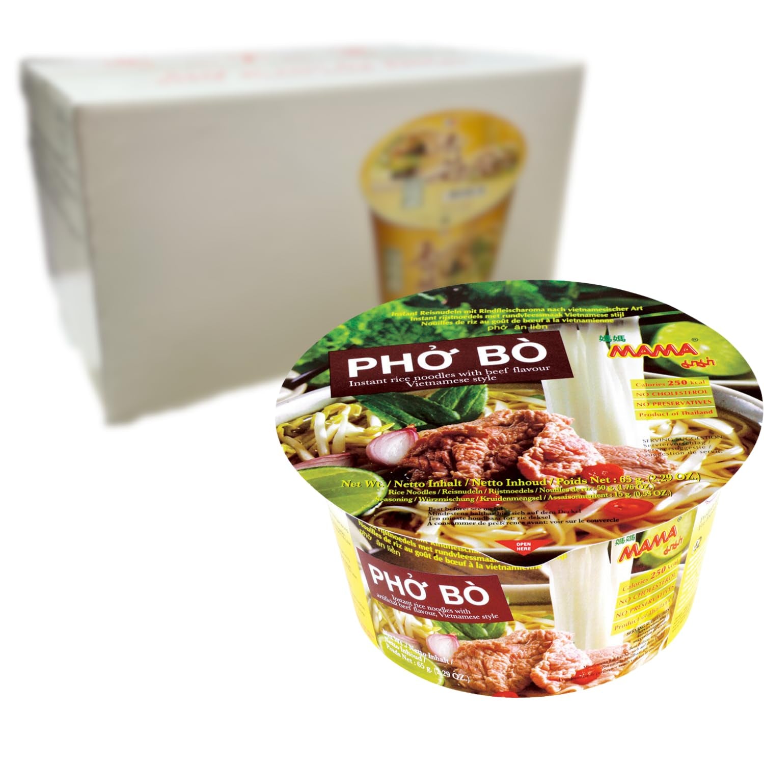 MAMA – Pho Ga instant rizstészta tál – (1 x 65 g)
