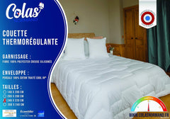 Hőszabályozó paplan, Mérsékelt, 240 X 220 cm, Izzadás, Optimális szellőzés, 100% pamut, Percale, Fresh Feel, Francia paplanok és paplanok Naty Shop