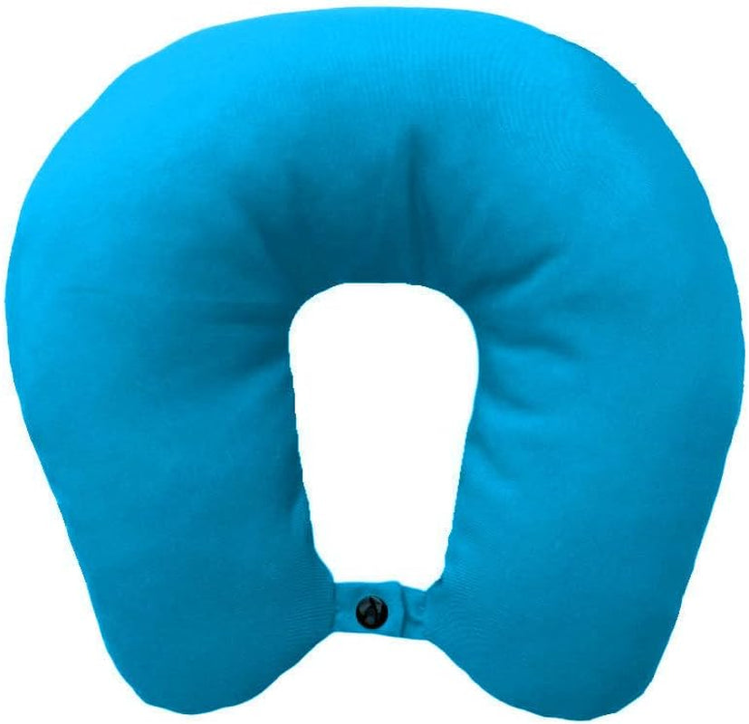 Pernă de gât Lemos Home cu umplutură din microfibră, pernă de susținere a gâtului, pernă de călătorie confortabilă pentru avion, mașină, birou, ideală pentru camping, vacanțe și gadgeturi de călătorie (verde mentă)