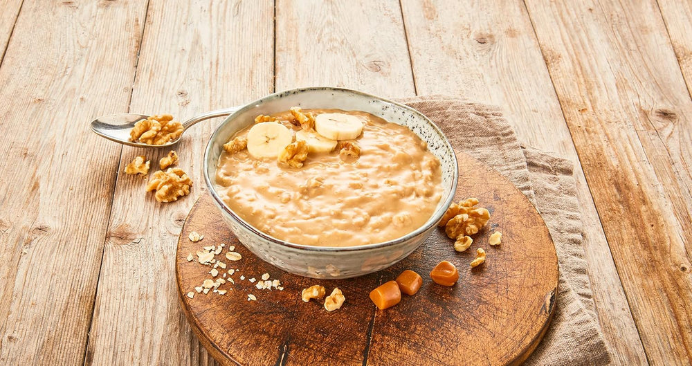 Caramel Oat Pudding, karamell puding és teljes kiőrlésű zab harmonikus keveréke, cukormentes, agave sziruppal édesítve, 1 tasak x 64g (4 csomag)